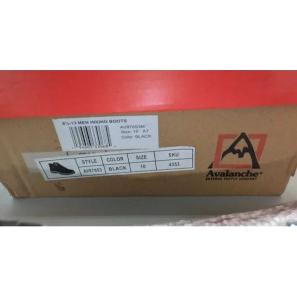 Avalanche Outdoor Men's Hiking Boots Size 10 Style# AV877653